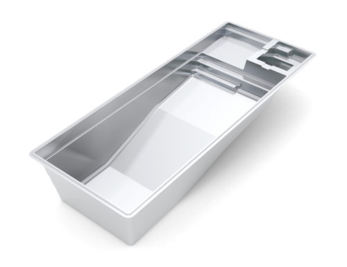 Leisure Pools Icon fiberglass pool shape