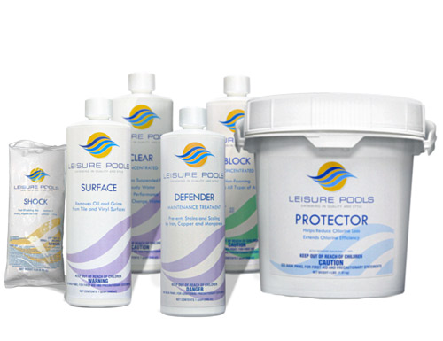 Swimming Pool Water Treatment Chemical Starter Kit