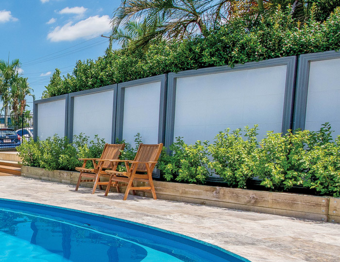 Backyard Wall Panels - Design and Privacy - Leisure Pools USA