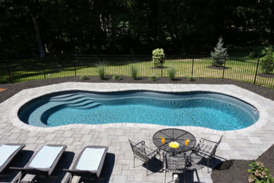 The Riviera - wrap around front seating - Leisure Pools USA