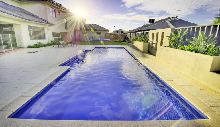Leisure Pools Elegance large precast composite swimming pool