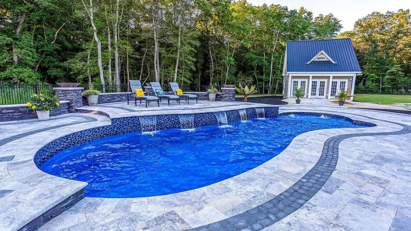 Sapphire Blue swimming pool color
