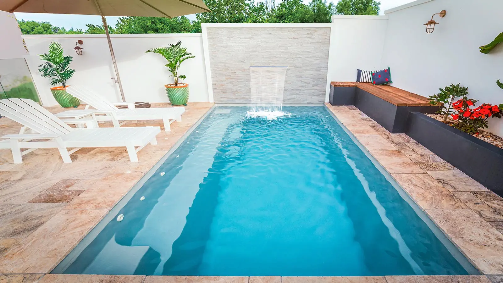 Silver Grey swimming pool color