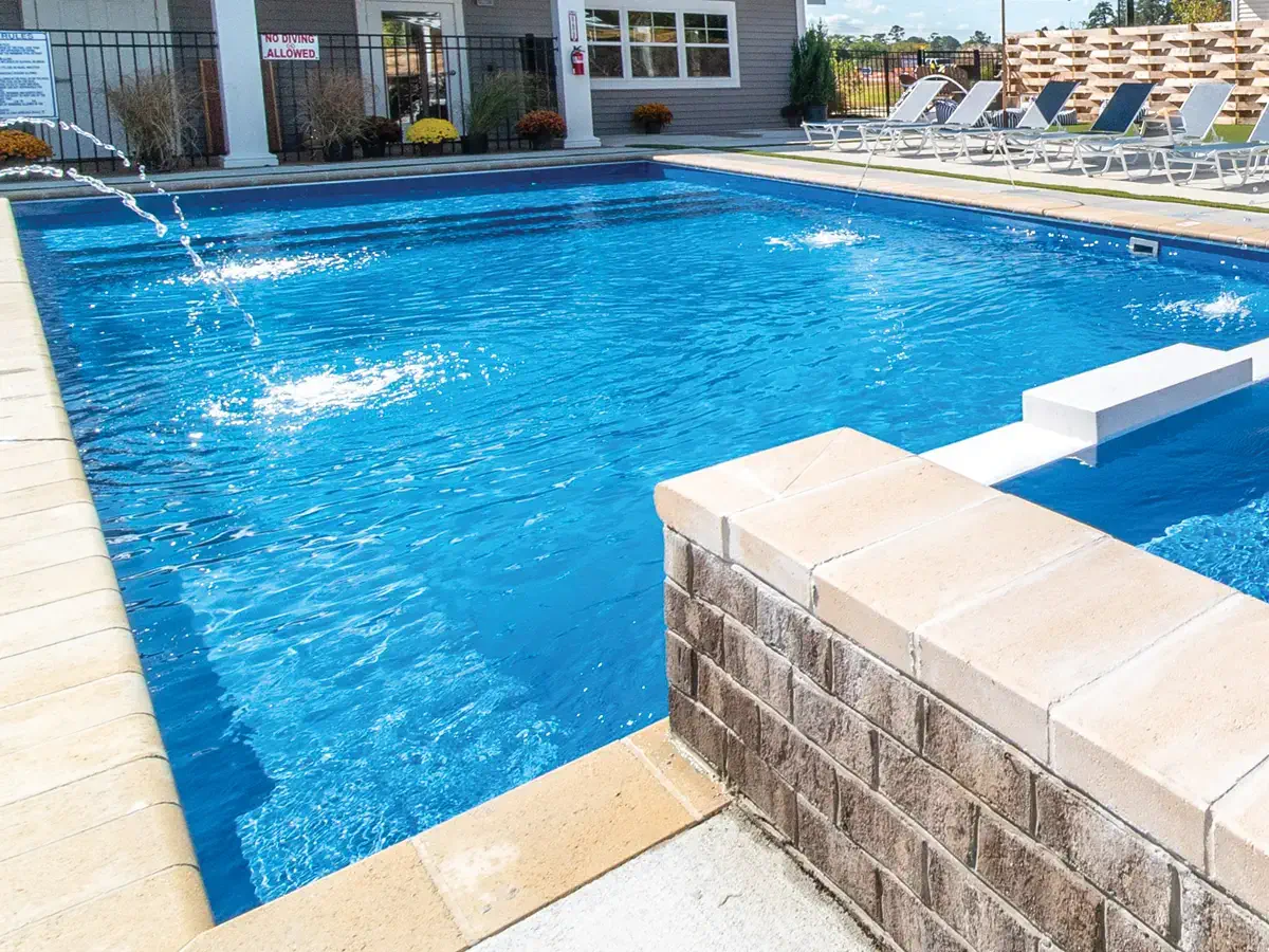 backyard fiberglass swimming pool colors