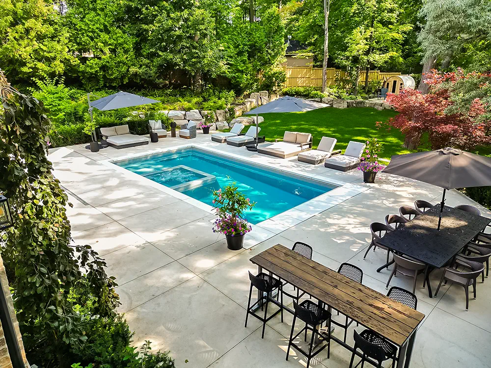 Poolside Landscaping Tips from Leisure Pools