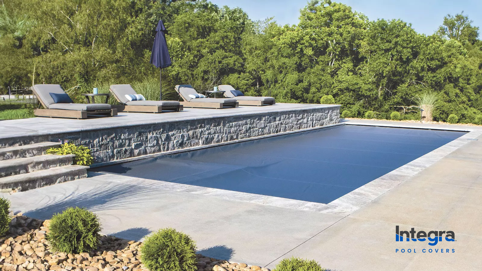 HighQuality Inground Pool Cover Protecting Pool from Debris and