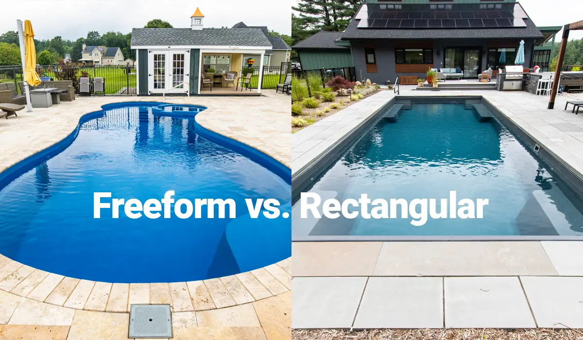 Choosing Between a Freeform and a Rectangular Fiberglass Pool