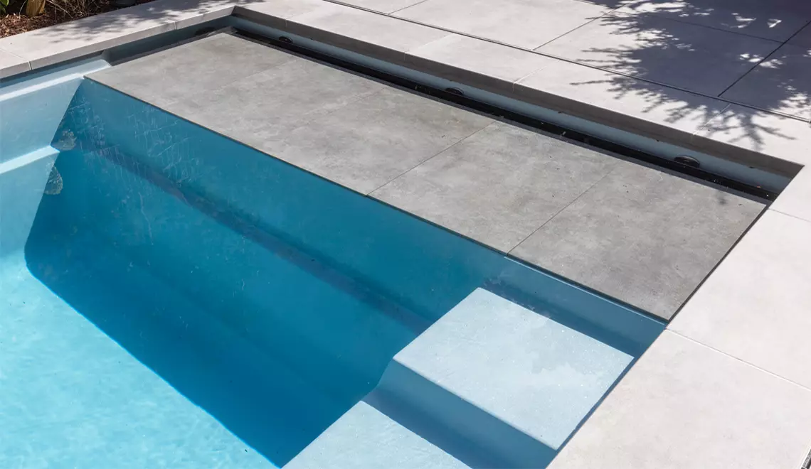 The Linear fiberglass pool from Leisure Pools