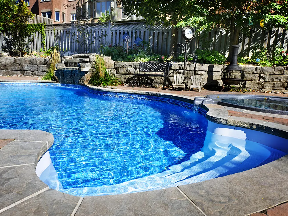 Pool shapes - freeform pool shape design