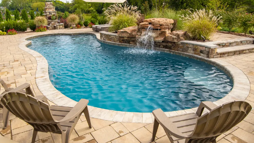 Relaxation and wellness benefits of pool water features