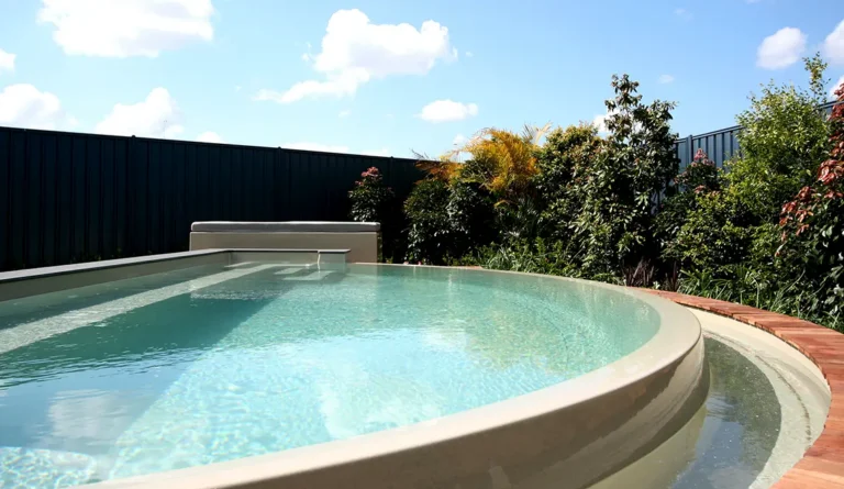 Leisure Pools Horizon model in Diamond Sand close up shot.