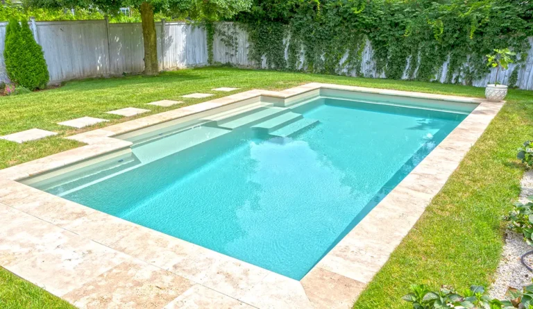 Leisure Pools Elegance model in Diamond Sand.