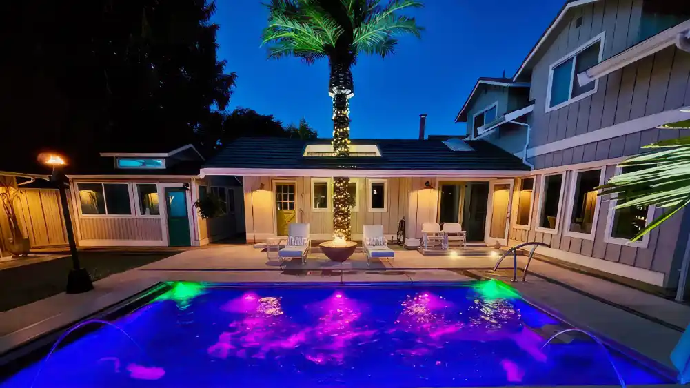 The Leisure Pools Reflection swimming pool fitted with Fastlane Current System