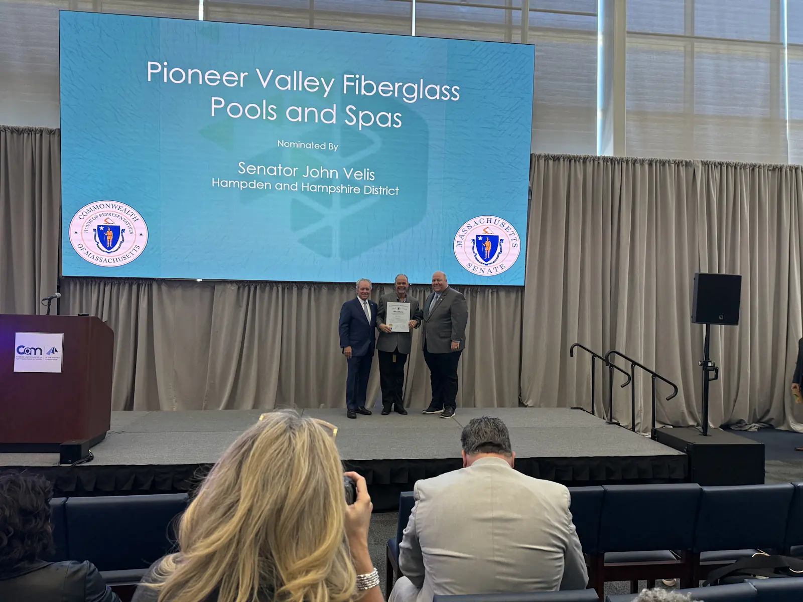 Pioneer Valley Fiberglass Pools and Spas Honored as Massachusetts Manufacturer of the Year