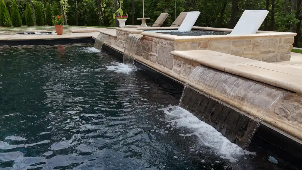 The Wave 40 backyard pool in Ebony Back