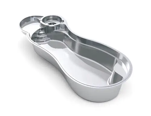 The Allure pool shape diagram