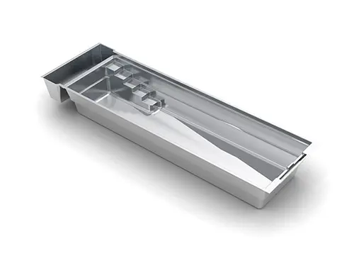 The Linear with Cover pool shape diagram