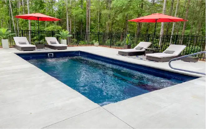 About_Supporting1 Fiberglass pool installed by Leisure Pools Athens
