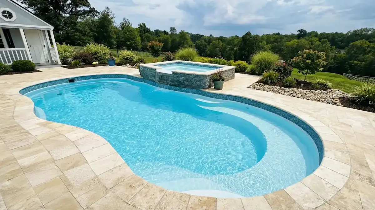 Pool installation designed for Kentucky's precious swimming season