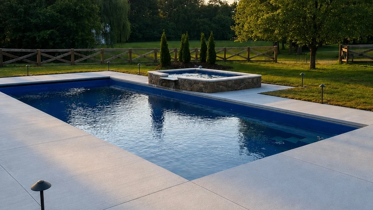 Leisure-Pools-Cincinnati-gallery-2-supreme-35-sapphire-blue The Supreme 35 in Sapphire Blue, featured by Leisure Pools Cincinnati, serving Cincinnati, Ohio