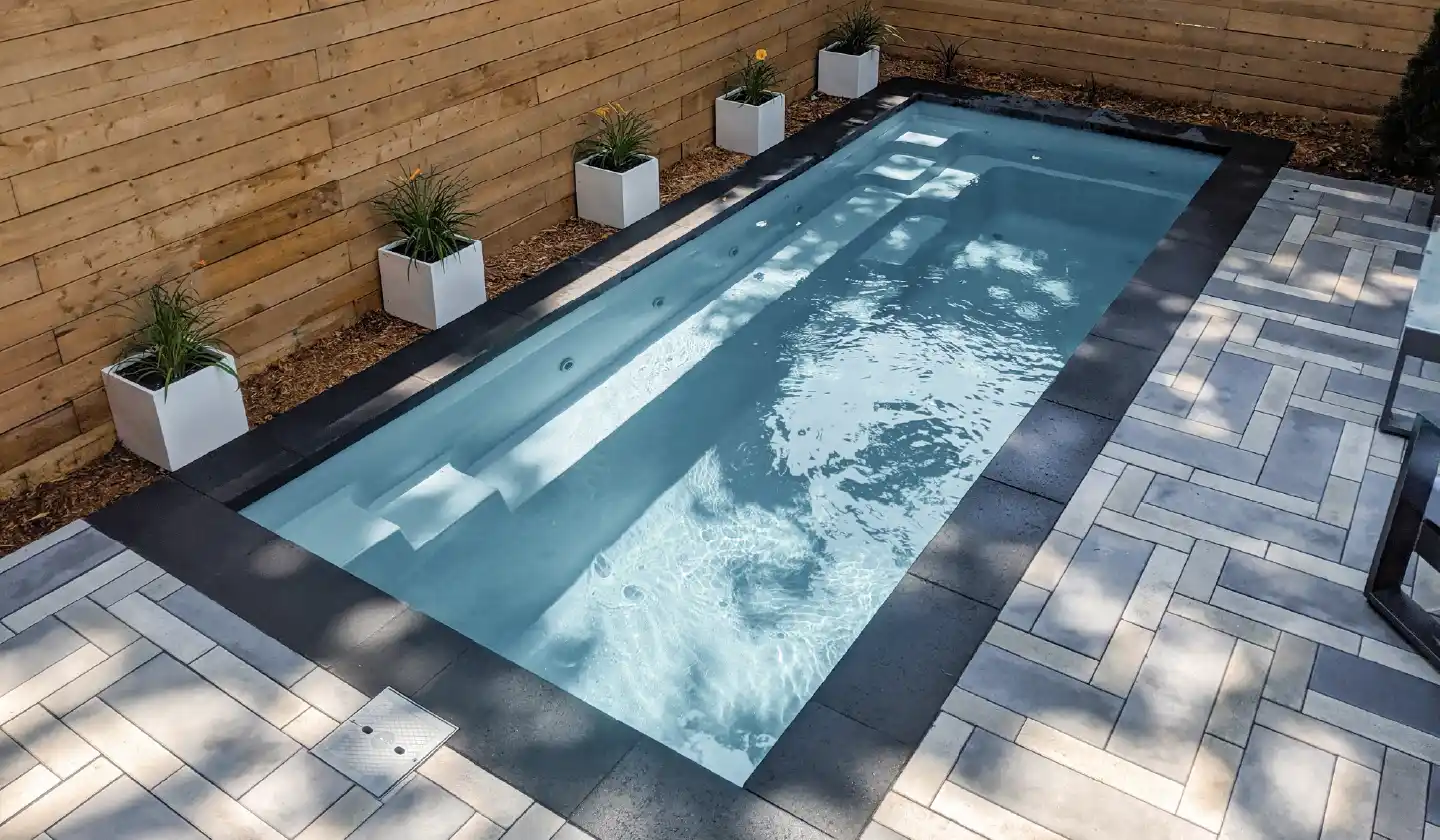 The Esprit pool in Shimmer Sky