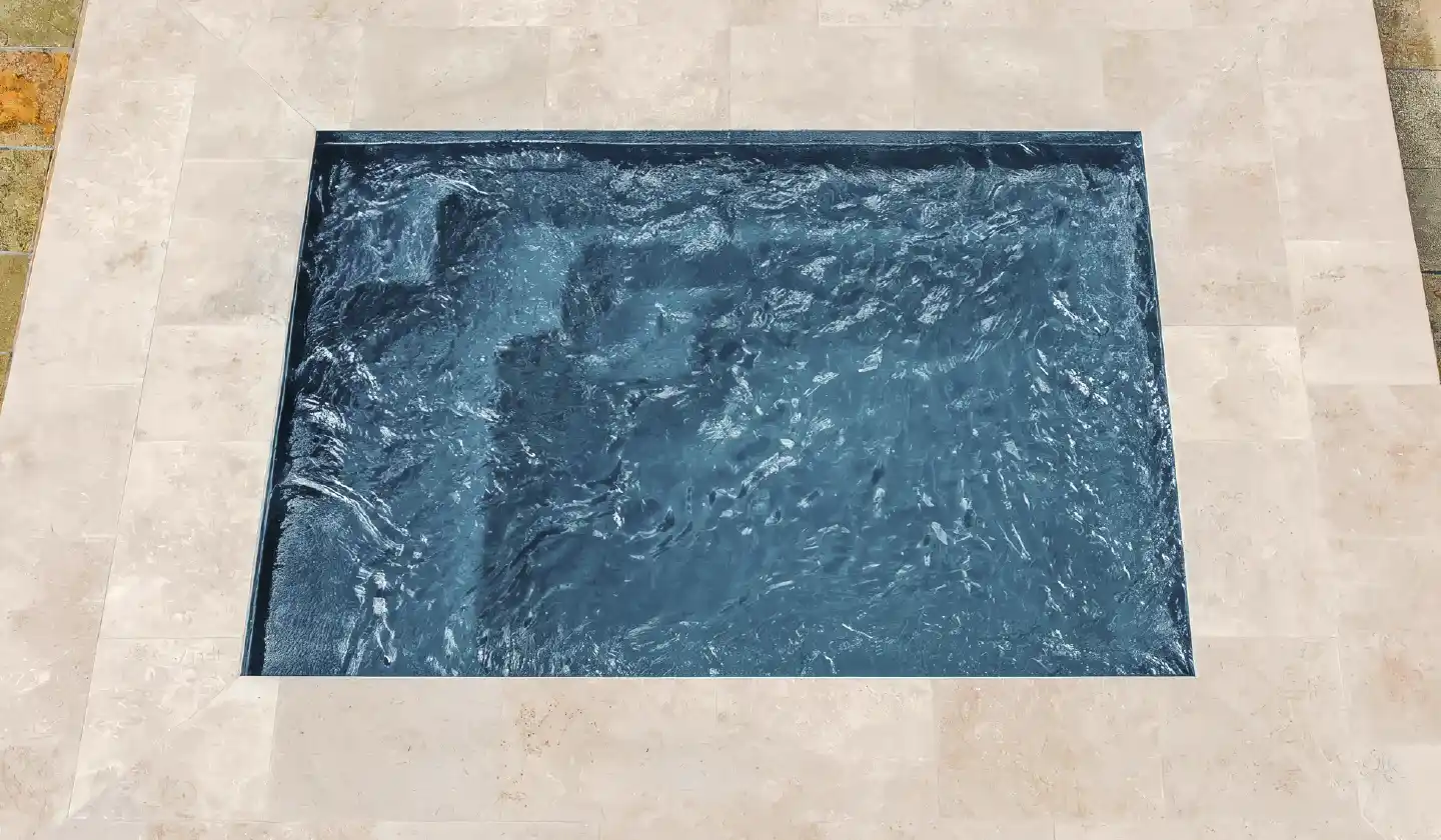 The Fiji Plunge pool in Graphite Grey