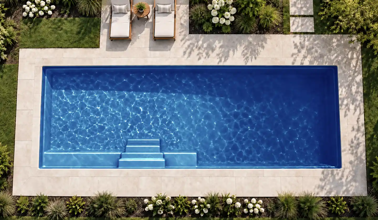 The Grand pool in Sapphire Blue