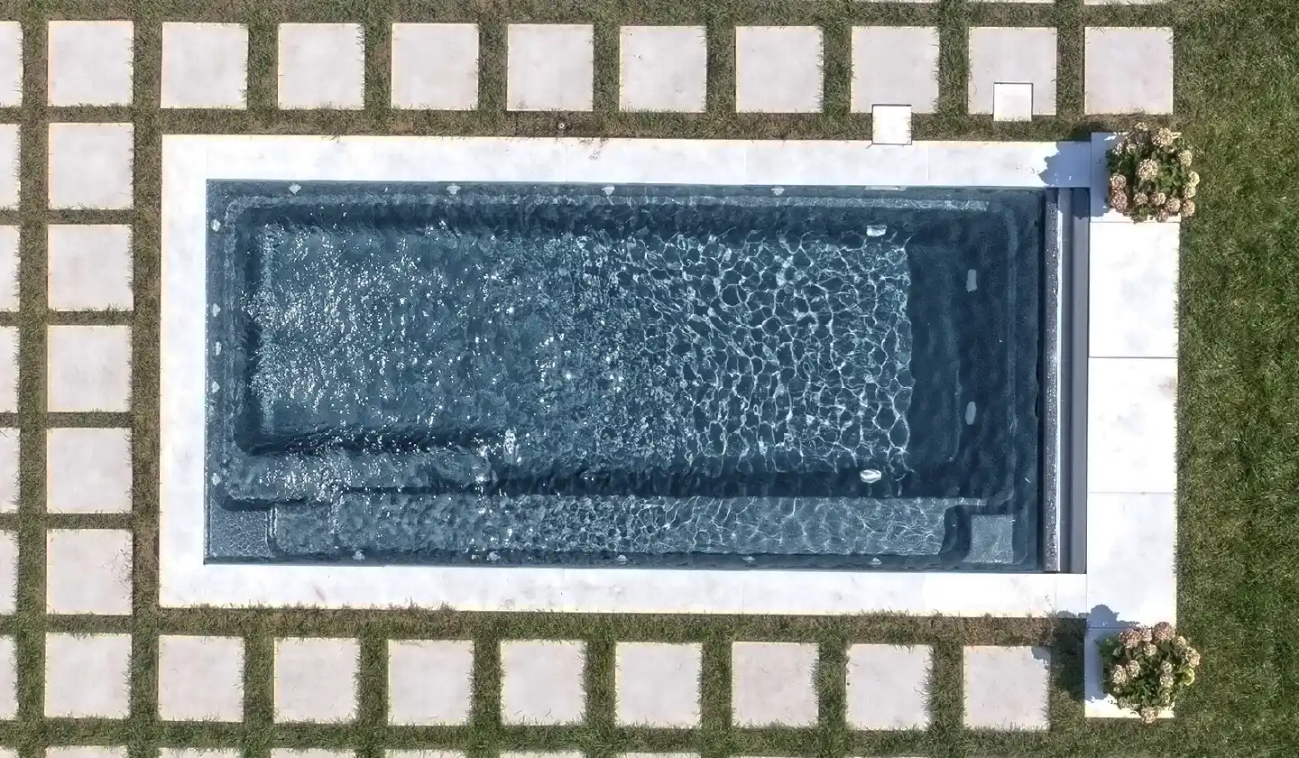 The Harmony pool in Graphite Grey
