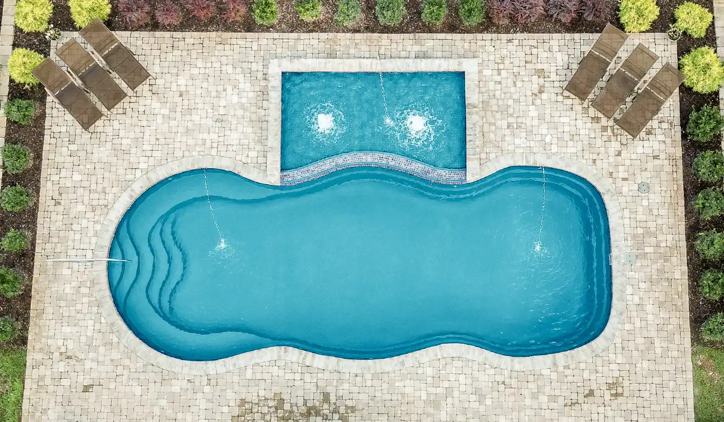 The Mediterranean pool in Aquamarine
