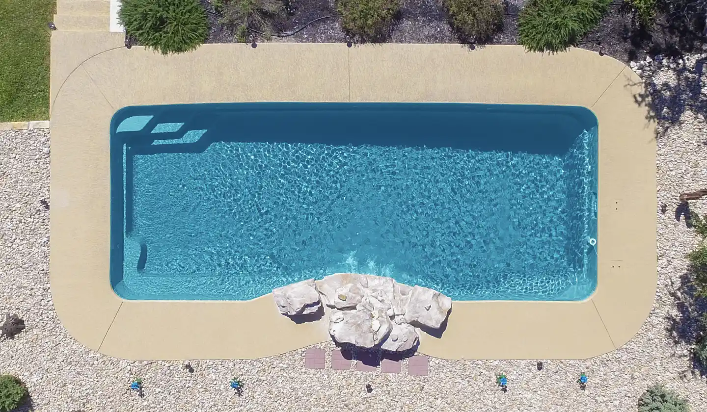 The Moroccan pool in Aquamarine