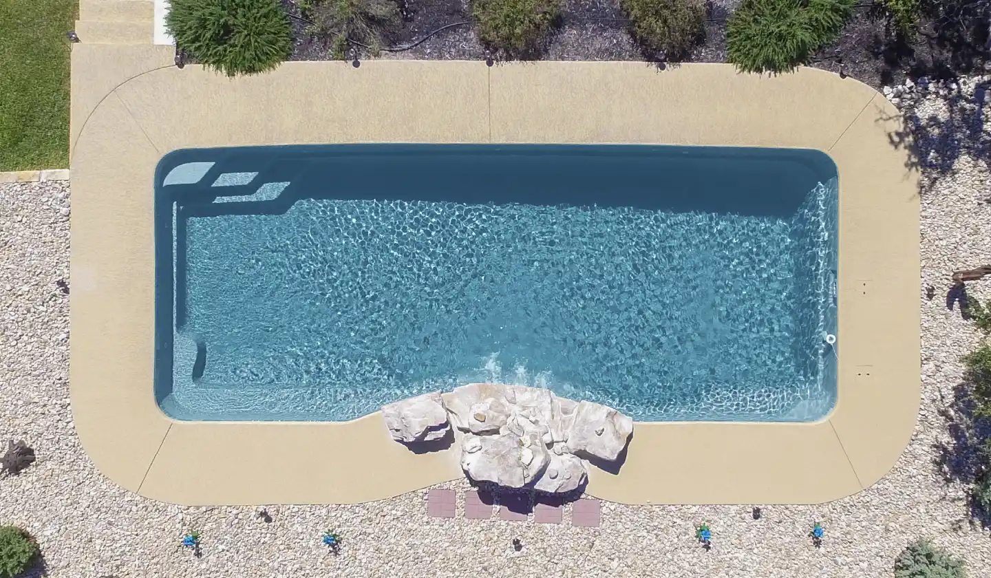 The Moroccan pool in Silver Grey