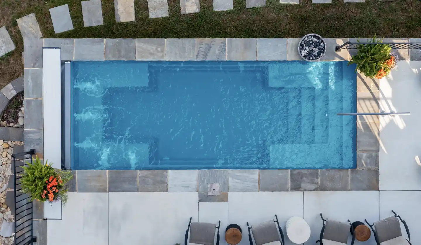 The Palladium Plunge pool in Crystal Blue