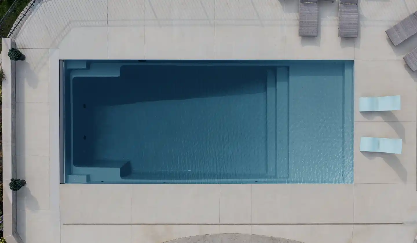 The Pinnacle pool in Ebony Blue