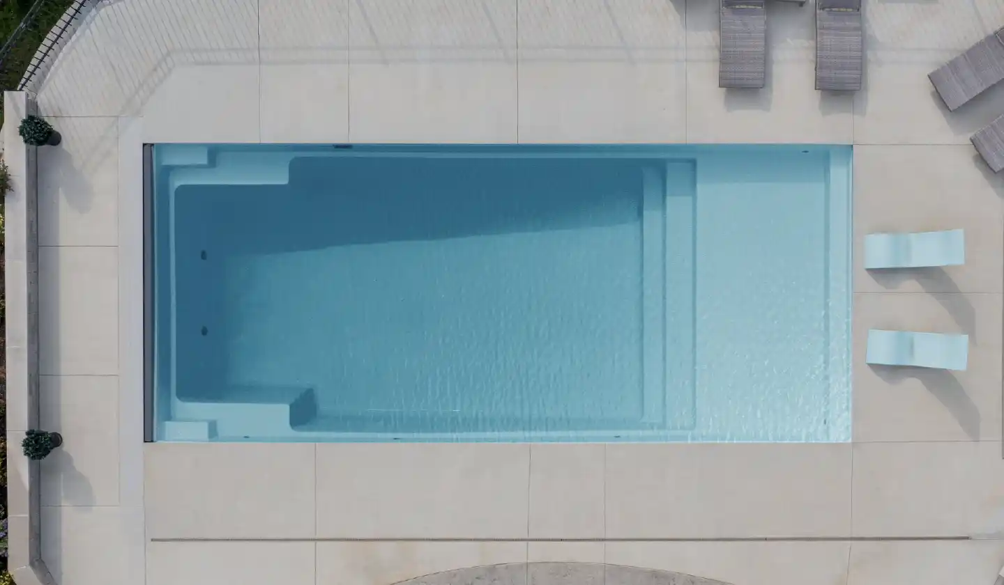The Pinnacle pool in Silver Grey