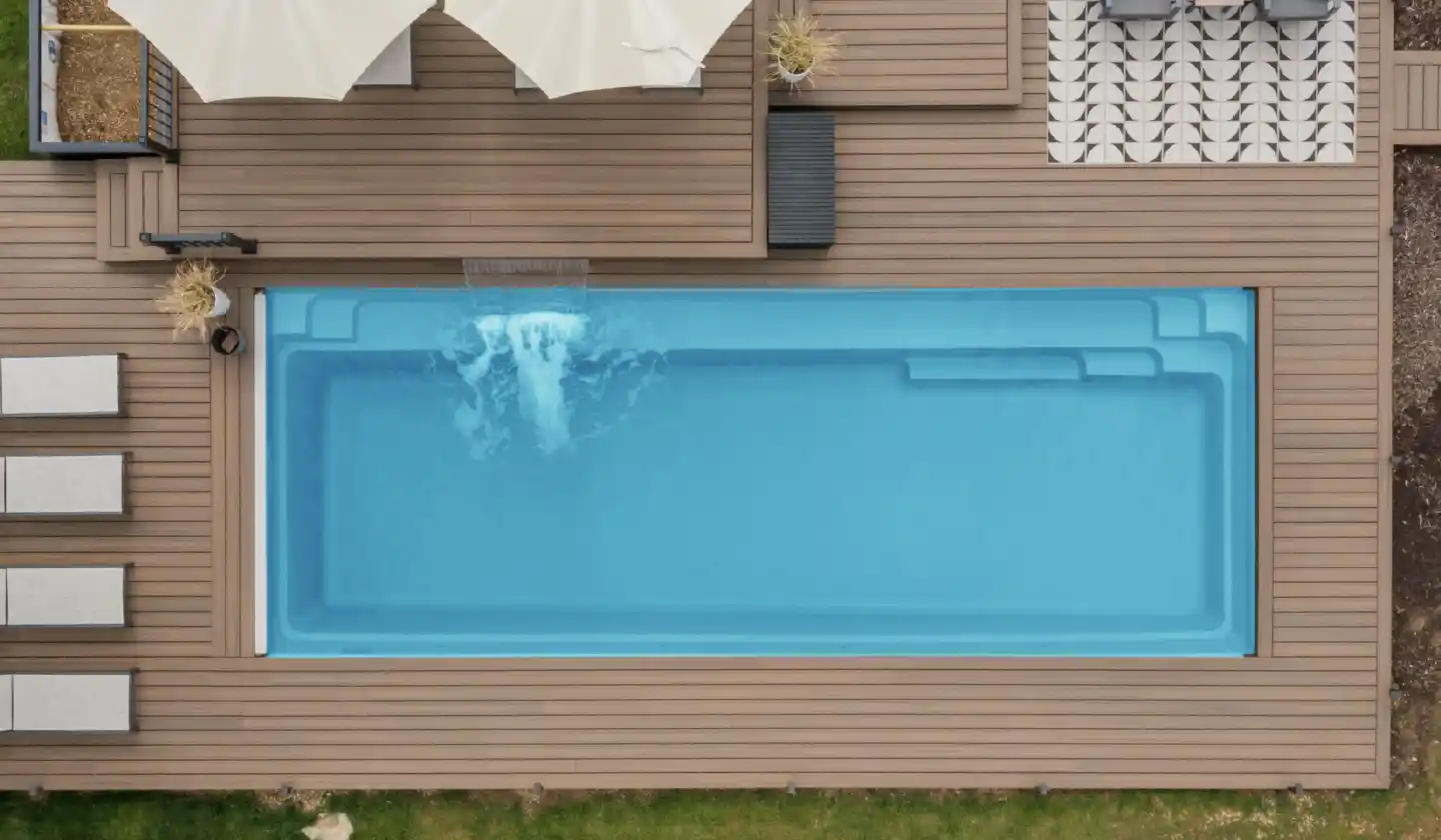 The Reflection pool in Crystal Blue