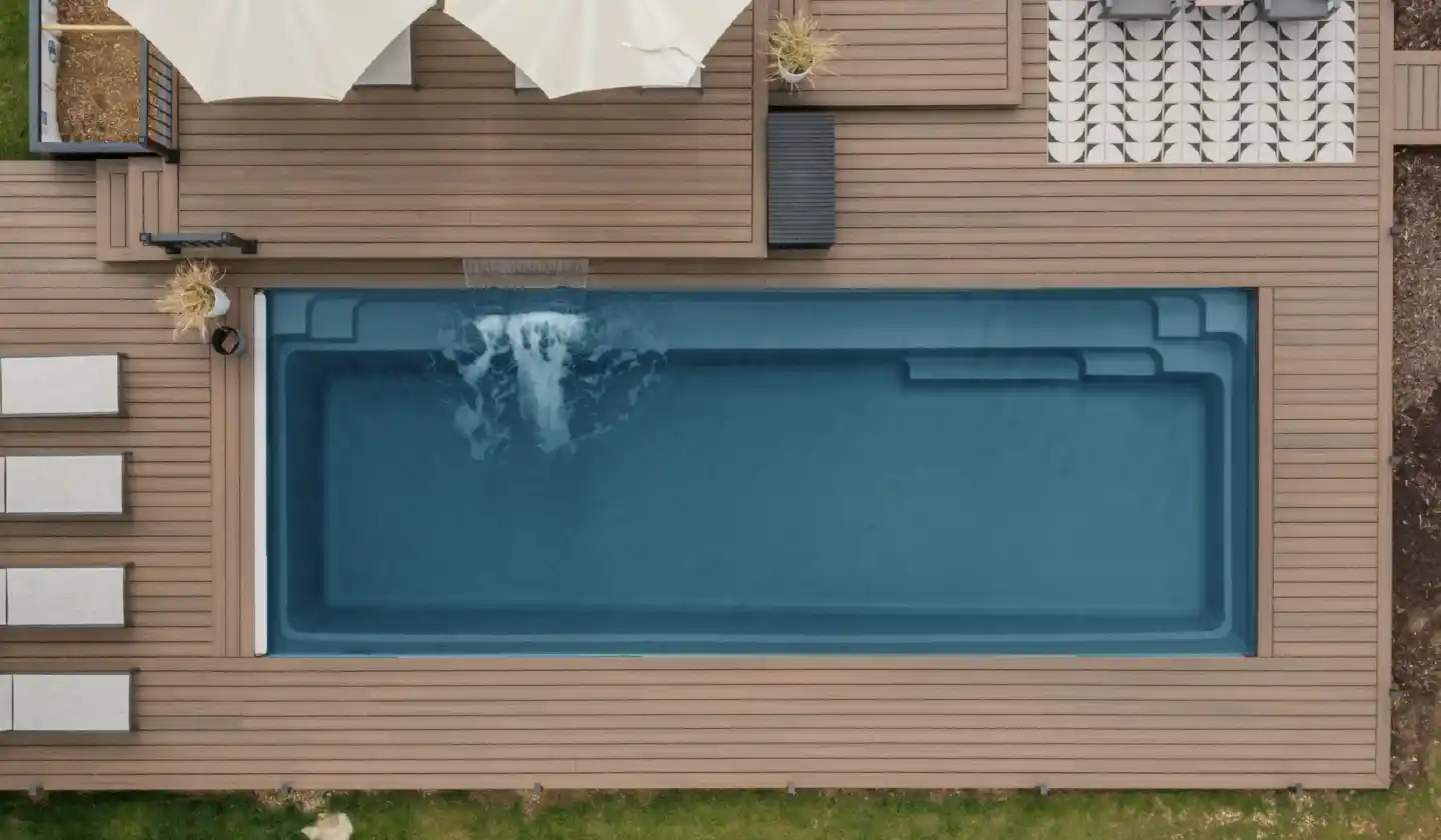 The Reflection pool in Ebony Blue