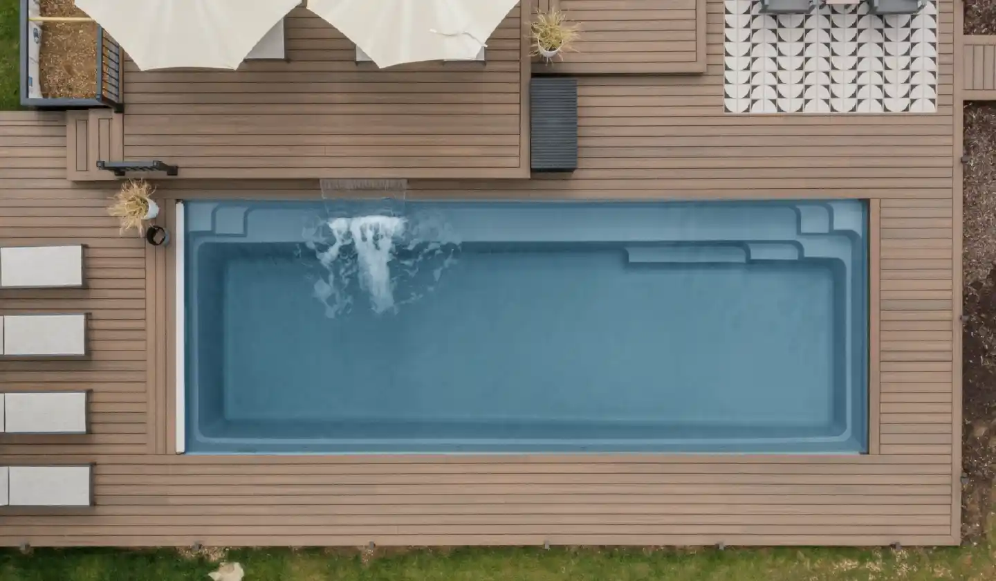 The Reflection pool in Graphite Grey