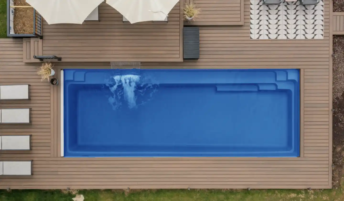 The Reflection pool in Sapphire Blue
