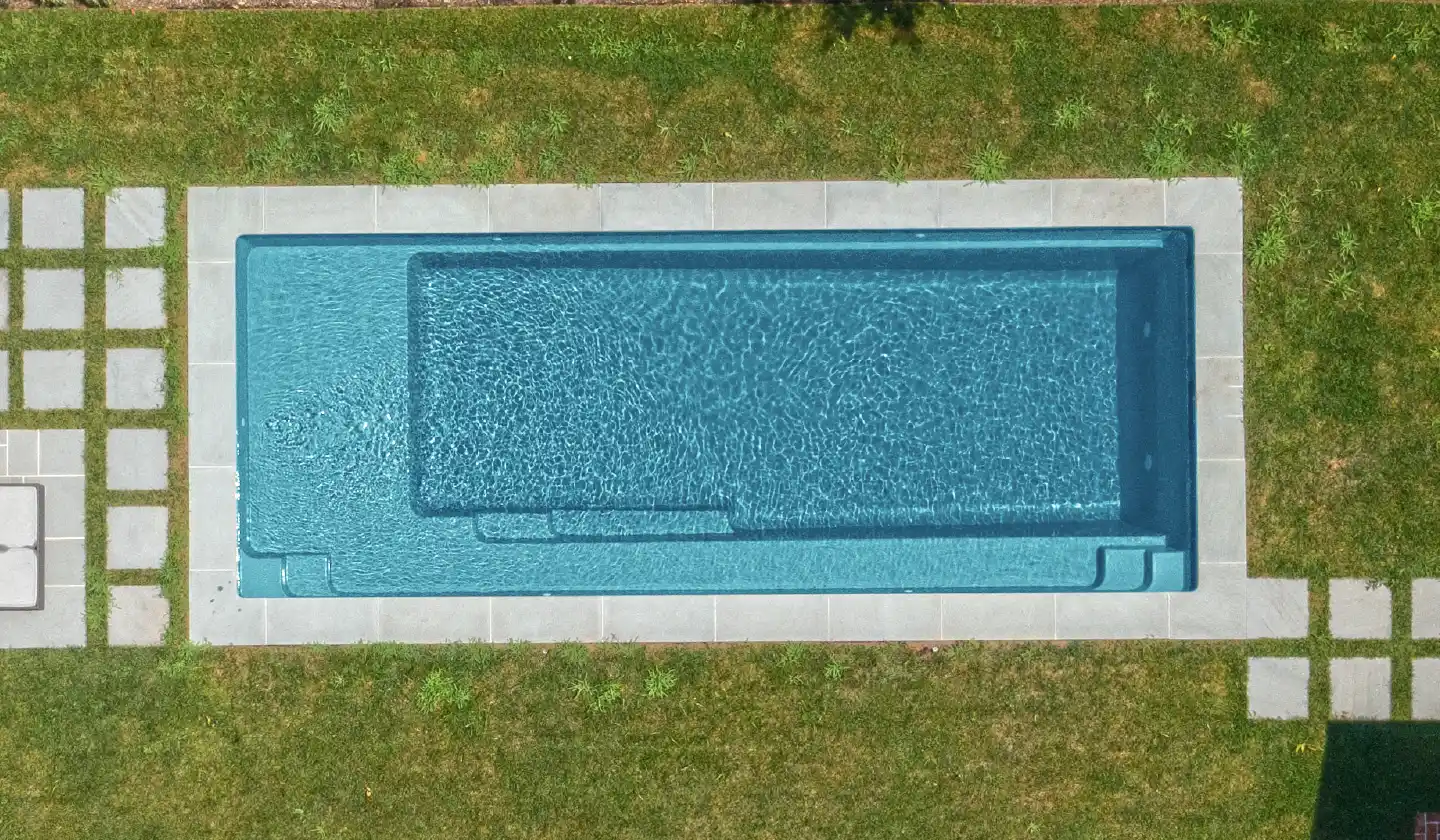 The Reflection with Splash Deck pool in Silver Grey
