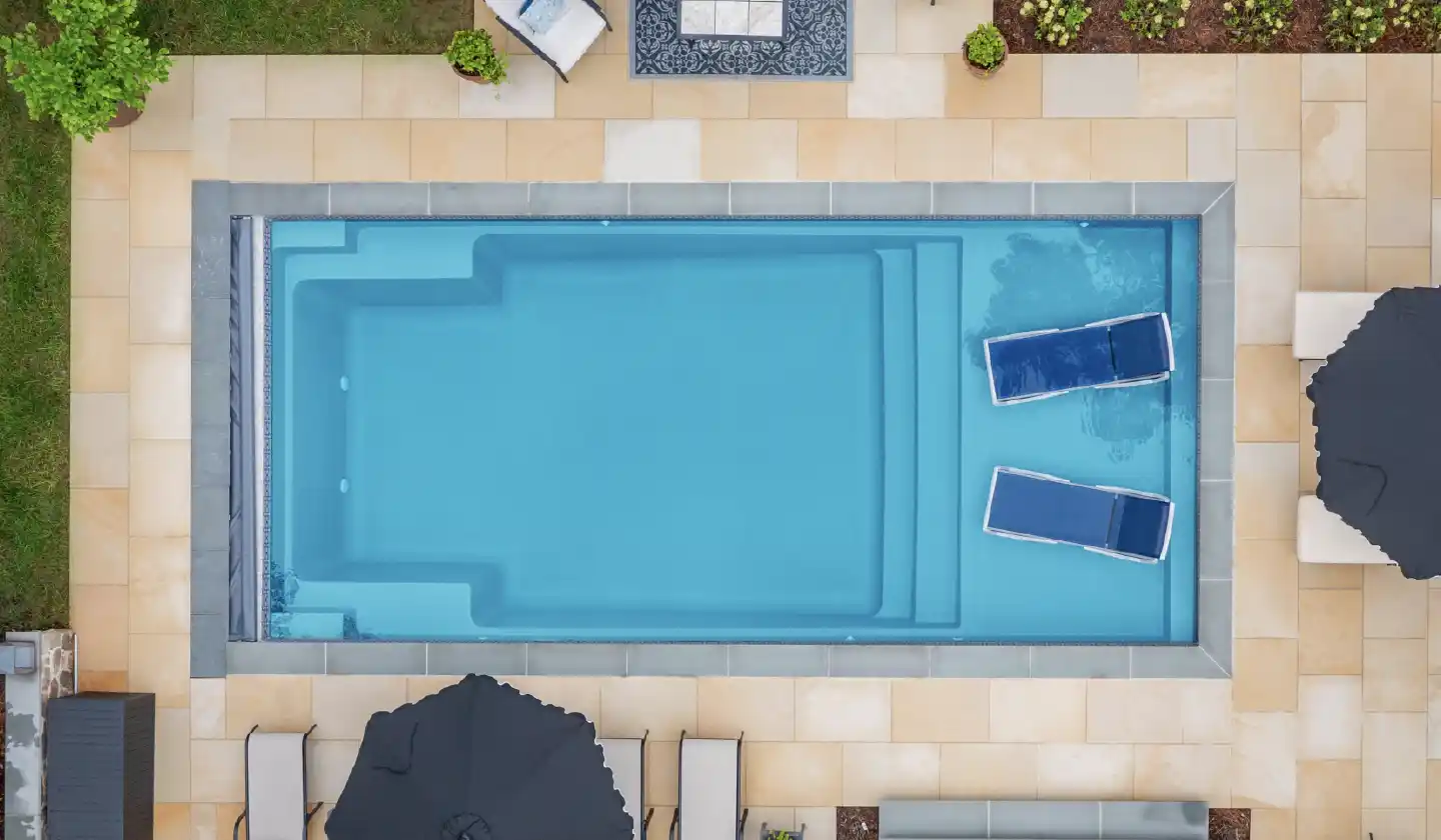 The Summit pool in Crystal Blue