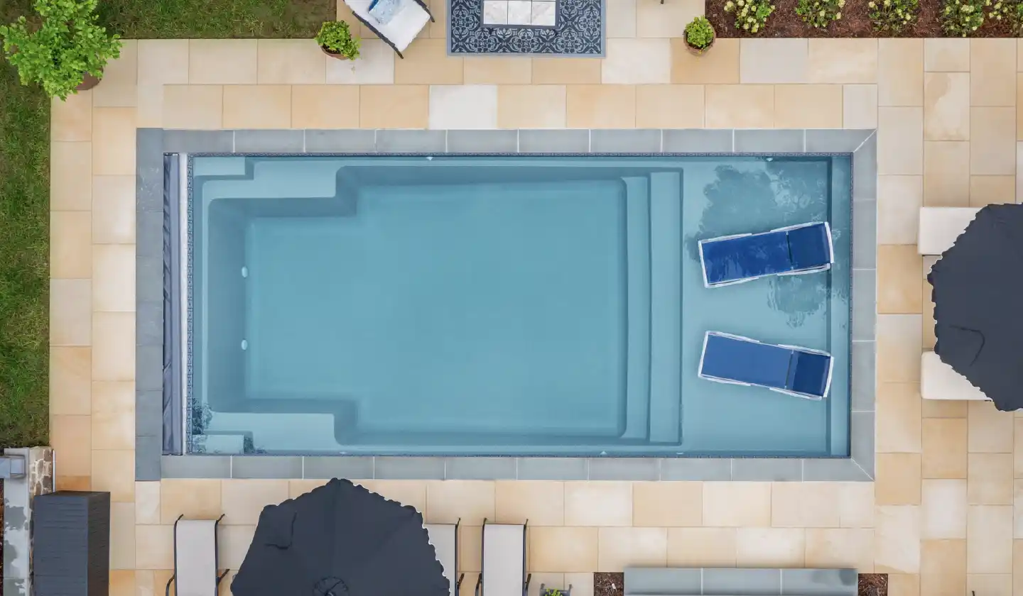 The Summit pool in Silver Grey
