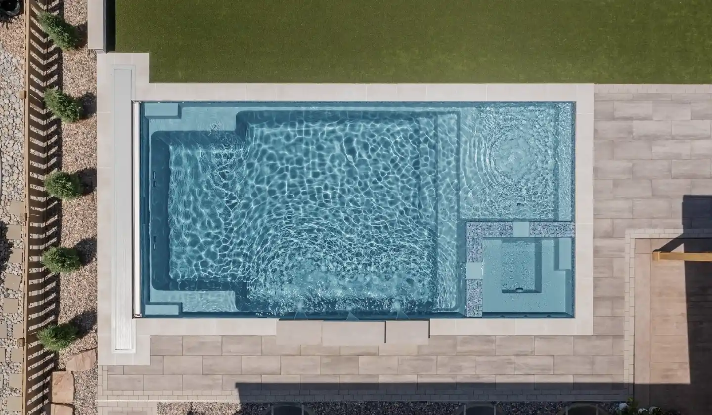 The Ultimate pool in Silver Grey