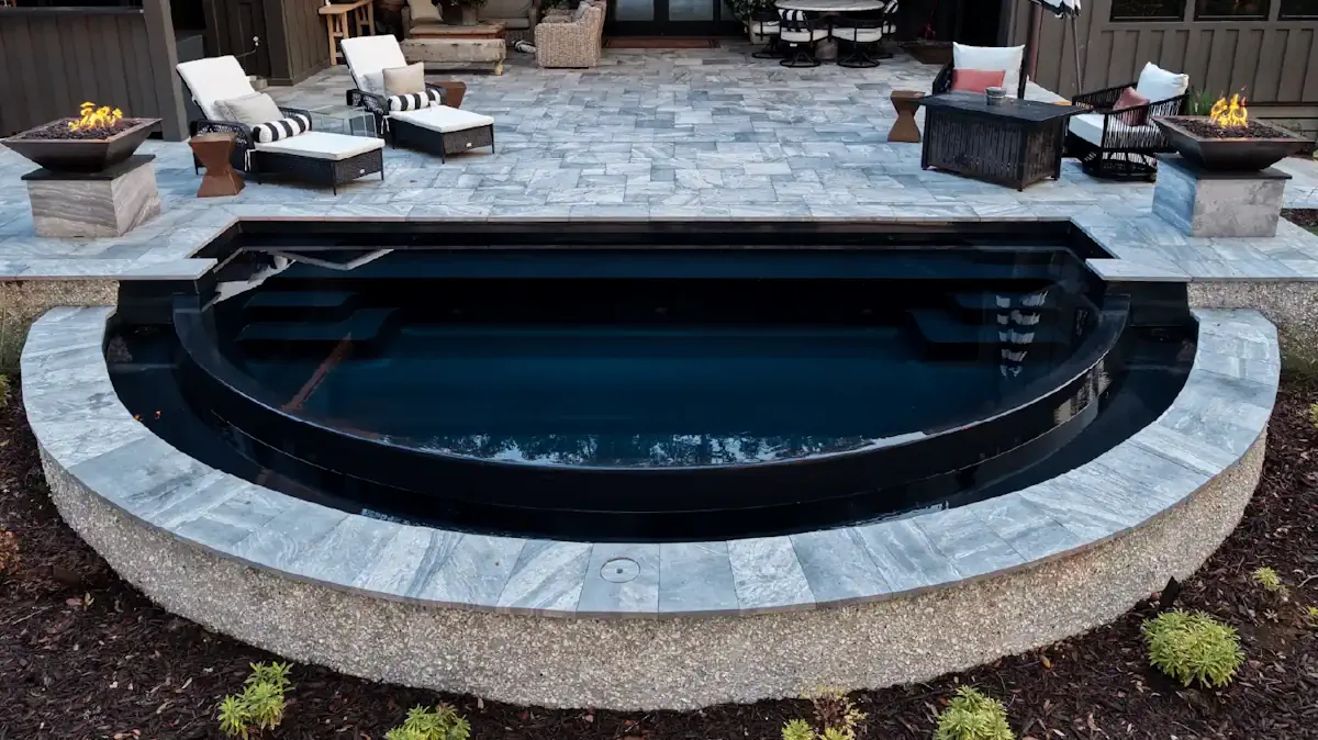 What does fiberglass pool installation look like in South Carolina?
