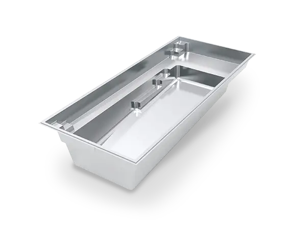 The Reflection™ with Splash Deck Fiberglass Pool 3D image