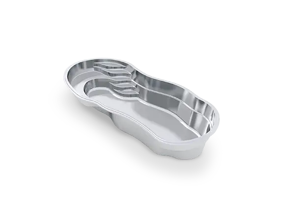 leisure-pools-silver-render-riviera-27 The Riviera™ Fiberglass Pool 3D image