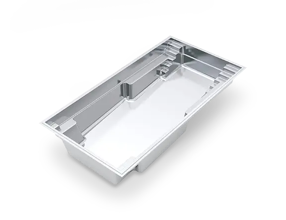 The Supreme™ Fiberglass Pool 3D image