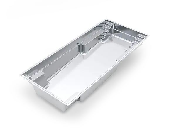 The Supreme™ Fiberglass Pool 3D image